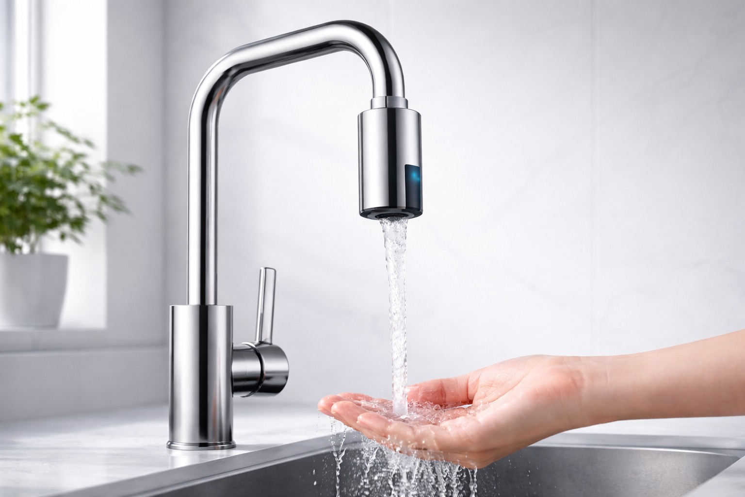 Touchless Smart Faucet Sensor Adapter